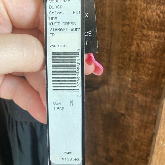 Tahari Knit Jersey Sleeveless Gathered Flowy Chiffon Black Round Neck Maxi Dress - Picture 5 of 9